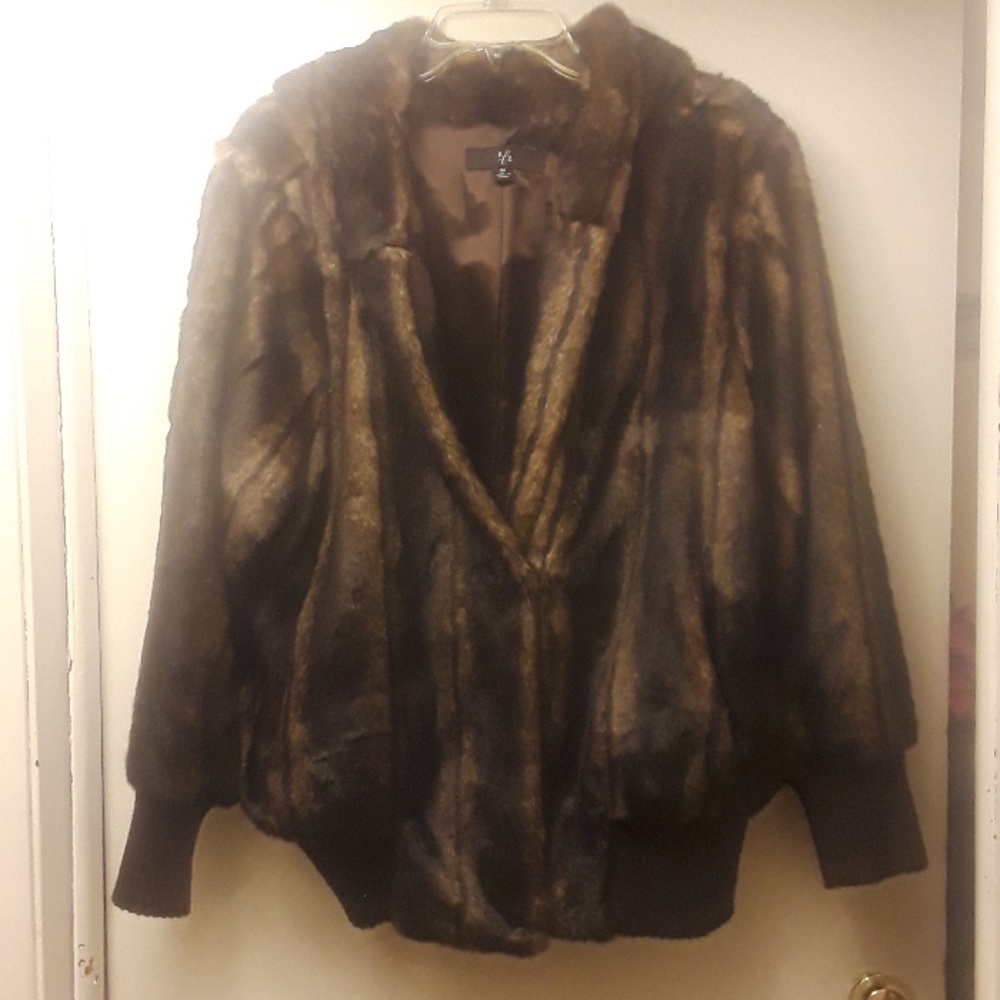 faux fur coat jacket